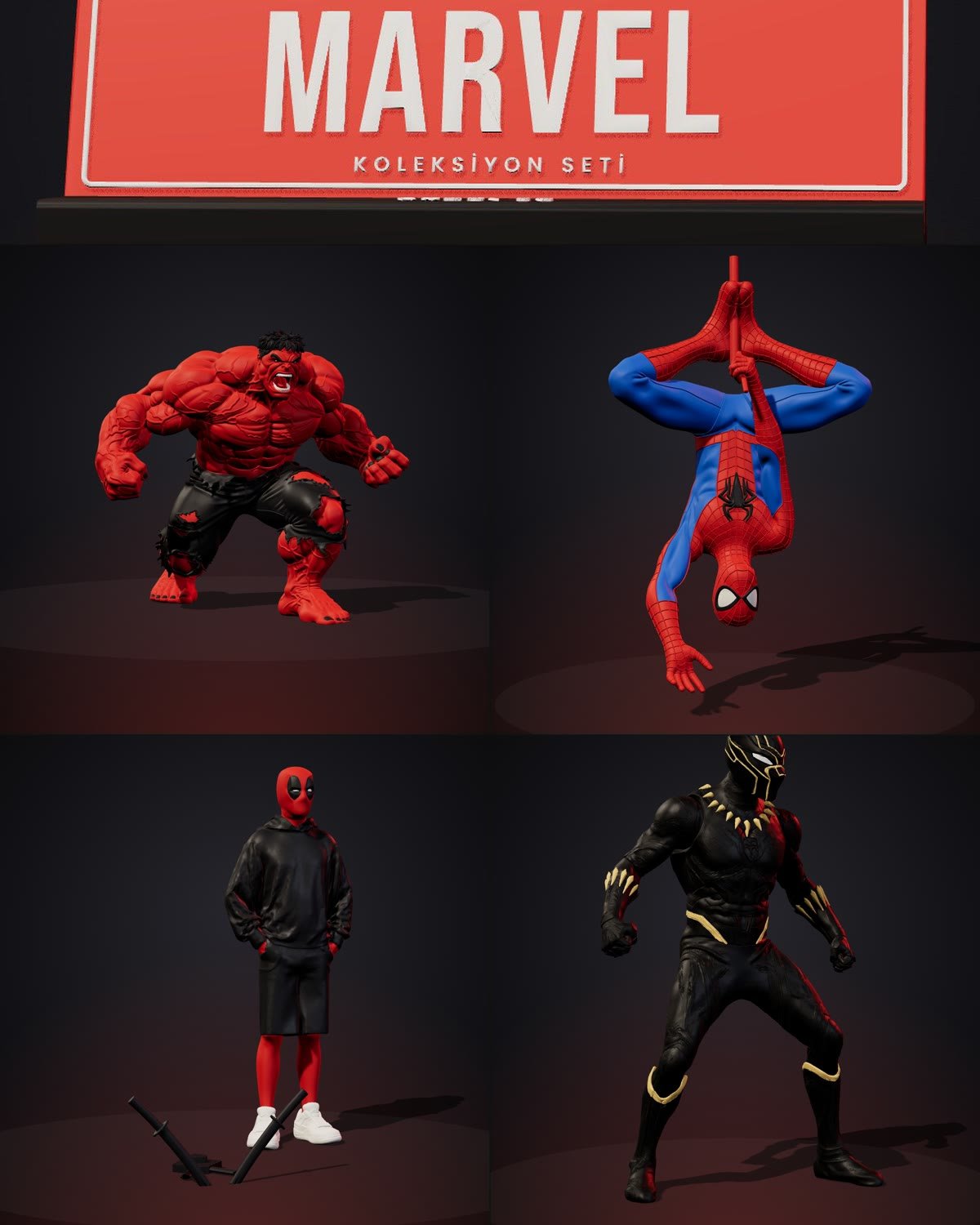 Marvel Komple Set